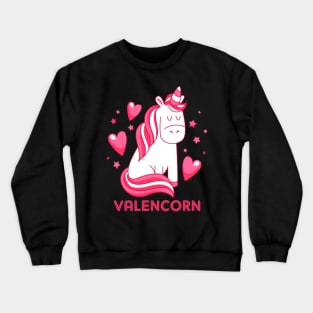 Valentine Unicorn Crewneck Sweatshirt